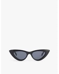 Le Specs - Hypnosis Cat Eye-Frame Plastic Sunglasses - Lyst