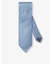 Eton - Patterned Silk Tie - Lyst