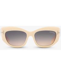 Tom Ford - Tr001702 Brianna Cat-eye Acetate Sunglasses - Lyst