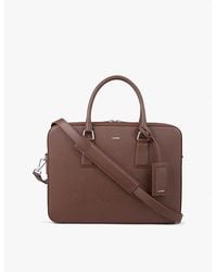 Sandro - Large Logo-Embossed Faux-Leather Briefcase - Lyst