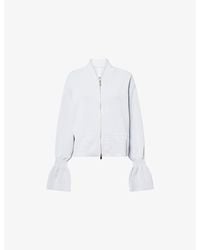 CFCL - Milan Marie Zipped Knitted Blouson Jacket - Lyst