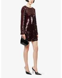 club l wrap striped sequin mini dress Clearance club l wrap striped sequin mini dress on Sale Oasis Stripe Sequin  Mini Dress Debenhams