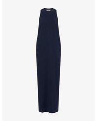 DARKPARK - Milla Double Halter-Neck Jersey Maxi Dress - Lyst