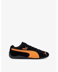 PUMA - Speedcat Og Logo-Print Suede Low-Top Trainers - Lyst