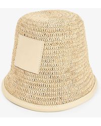 Jacquemus - Le Bob Soli Brand-patch Raffia Bucket Hat - Lyst