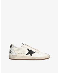 Golden Goose - Ball-Star Leather Low-Top Trainers - Lyst