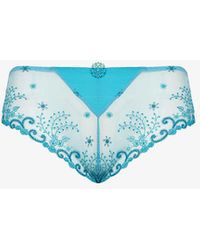 Simone Perele - Délice Floral-embroidered High-rise Briefs - Lyst