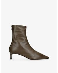 Dear Frances - Topo Leather Ankle Boots - Lyst