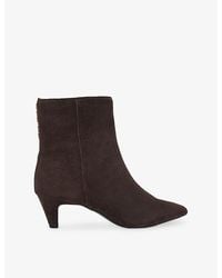 KG by Kurt Geiger - Tansy Suede Heeled Ankle Boots - Lyst