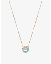 Piaget - Possession Vibrant Palace 18Ct Rose- And 0.056Ct Brilliant-Cut Diamond Pendant Necklace - Lyst