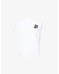 Vilebrequin - Partisol Branded-Print Cotton-Jersey T-Shirt - Lyst