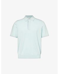 Paul Smith - Contrast-placket Regular-fit Cotton-knit Polo Shirt - Lyst