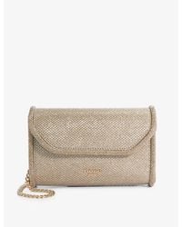 Dune - Bellini Chain-Strap Woven Clutch Bag - Lyst