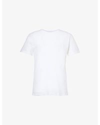Sunspel - Cellular Crew-neck Short-sleeve Cotton T-shirt - Lyst