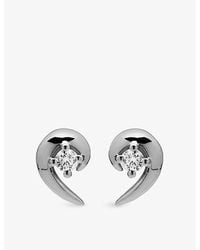 Shaun Leane - Talon Sterling- And 0.12Ct Diamond Stud Earrings - Lyst
