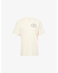 Sporty & Rich - Eden Kennedy Crest Logo-Print Cotton T-Shirt - Lyst