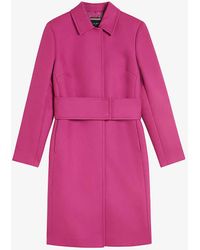 Ted Baker - Isolde Belted Cotton Midi Trench Coat - Lyst