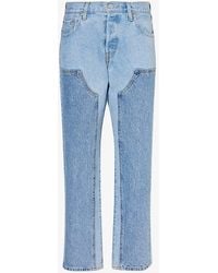 Levi's - 501 90's Patchwork Straight-leg Mid-rise Jeans - Lyst
