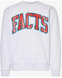 Market - X Npr Facts Logo-print Cotton-jersey Sweatshirt - Lyst