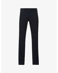PAIGE - Federal Straight-Leg Slim-Fit Stretch-Denim Jeans - Lyst