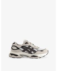 Asics - Gel-Nyc 2.0 Suede And Mesh Trainers - Lyst