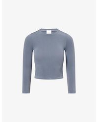 GYMSHARK - Bareform Long-Sleeve Woven T-Shirt - Lyst