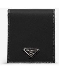 Prada - Re-nylon Recycled-nylon And Leather Wallet - Lyst