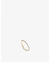 Monica Vinader - 18Ct- Diamond Eternity Ring - Lyst