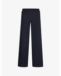 Bottega Veneta - Sailor Pressed-crease Wide-leg Mid-rise Cotton Trousers - Lyst