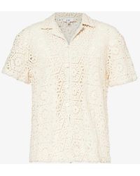 CHE - Achilles Geometric-knit Cotton-blend Shirt - Lyst