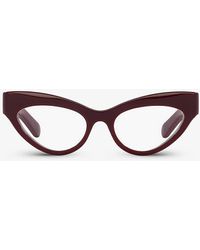 Gucci - gg1295o Cat-eye Acetate Optical Glasses - Lyst