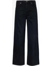 Agolde - Ren Wide-leg High-rise Organic-cotton Denim Jeans - Lyst