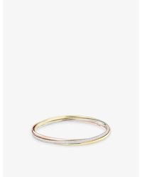 Cartier - Trinity Classic 18Ct, Rose- And 1.56Ct Diamond Bracelet - Lyst
