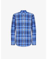 Polo Ralph Lauren - Check-pattern Custom-fit Cotton Shirt - Lyst