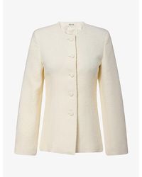 RÓHE Frames - Boucle Shaped Wool-Blend Blazer - Lyst