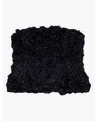 Maje - Flower Embellished Bustier Top - Lyst