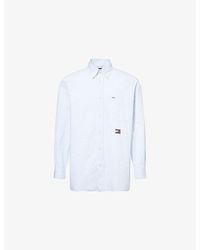 Tommy Hilfiger - The Apxgp Collection Bengali-Stripe Relaxed-Fit Cotton And Linen-Blend Shirt - Lyst