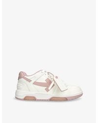 Off-White c/o Virgil Abloh - Out Of Office Leather Low-Top Trainers - Lyst