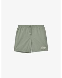 AllSaints - Odyssey Branded Swim Shorts - Lyst