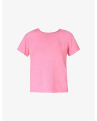 Sweaty Betty - Soft Flow Studio Strappy-Back Stretch-Jersey T-Shirt - Lyst