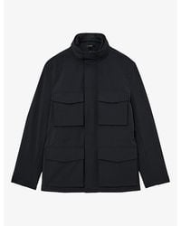 Reiss - Glick Gilet-Insert Woven Jacket - Lyst