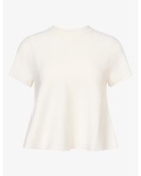 ME+EM - Short Sleeve Swing Merino-Wool Knit Top - Lyst