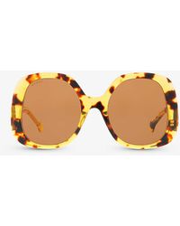 Gucci - GG1235S Round-frame Acetate Sunglasses - Lyst