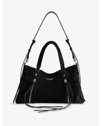 Zadig & Voltaire - Madison Small Suede Top-Handle Bag - Lyst