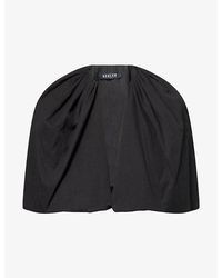 Ashlyn - Juju Gathered Cotton-Blend Cape - Lyst
