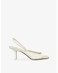 Neous - Kamui 65 Leather Heeled Sling-Back Pumps - Lyst