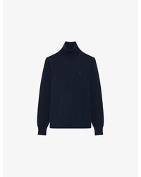 The Kooples - Logo-Embroidered Regular-Fit Wool Jumper - Lyst