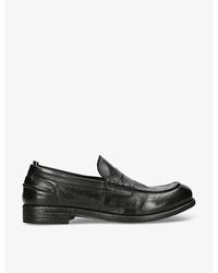Officine Creative - Calixte Leather Penny Loafers - Lyst