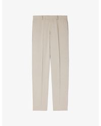 Sandro - Regular-Fit Straight-Leg Wool Trousers - Lyst