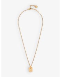 Versace - Medusa-embellished Gold-tone Pendant Necklace - Lyst